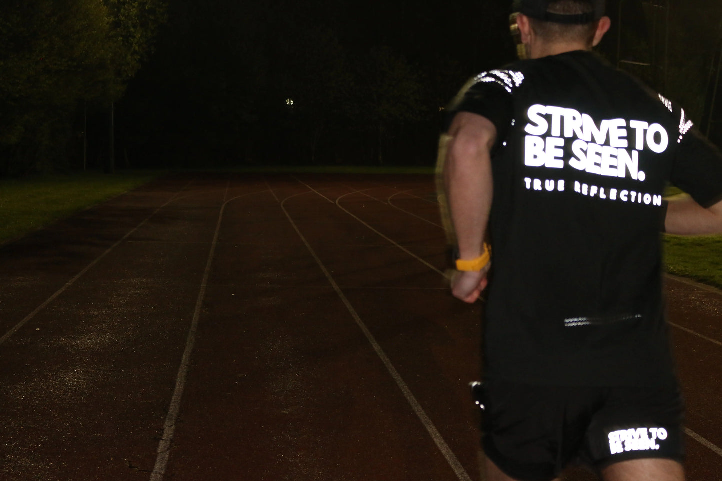 Men's T-Shirt "Strive to be seen." True Reflection Clo. - Best Reflective Running Gear