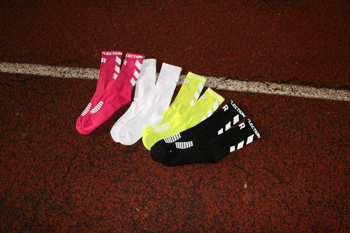 Reflective sport socks to be used by athletes for exercise and sports. - Best reflective running gear