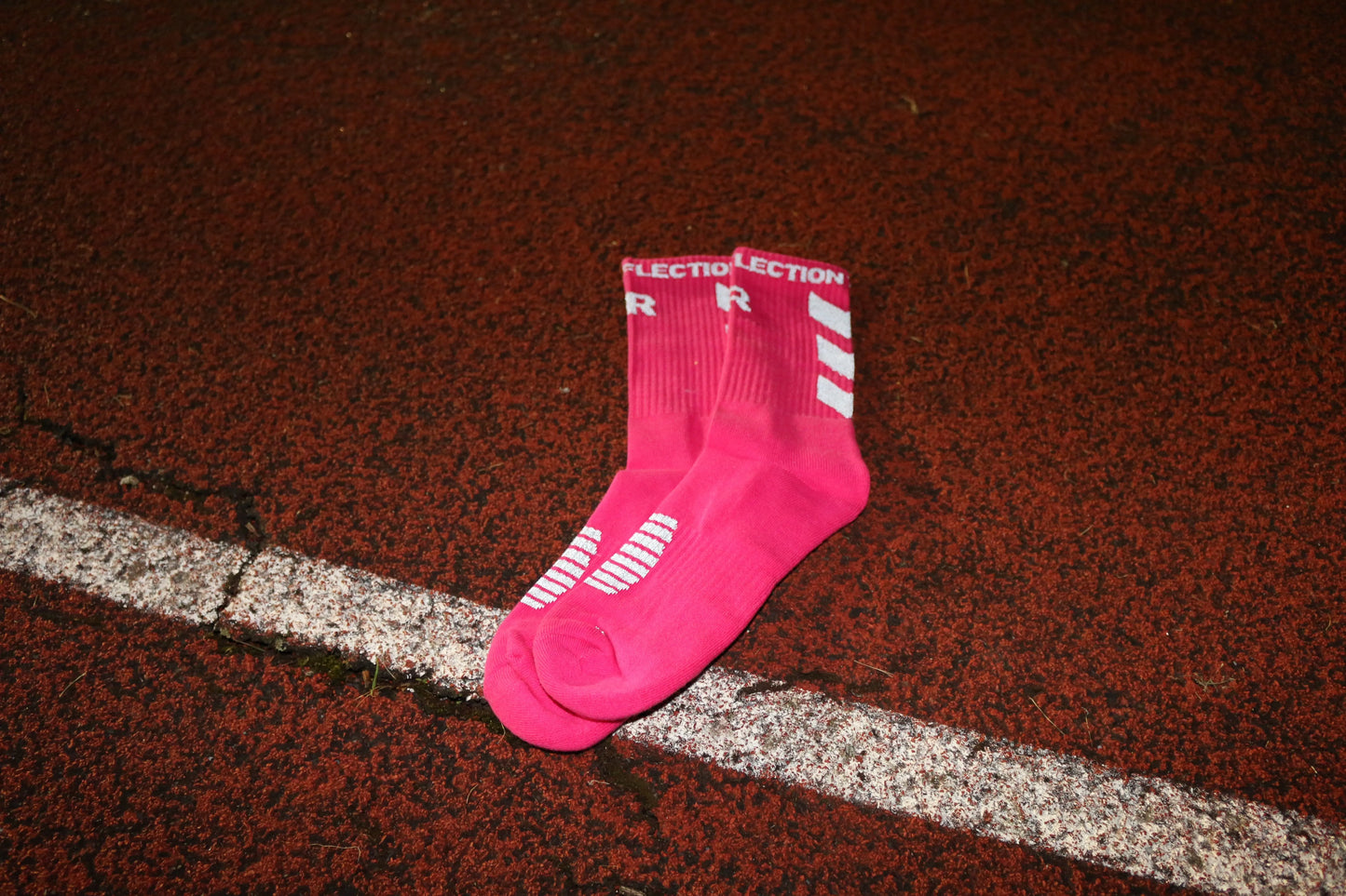 Sport Socks. - Neon Pink True Reflection Clo. - best reflective running gear