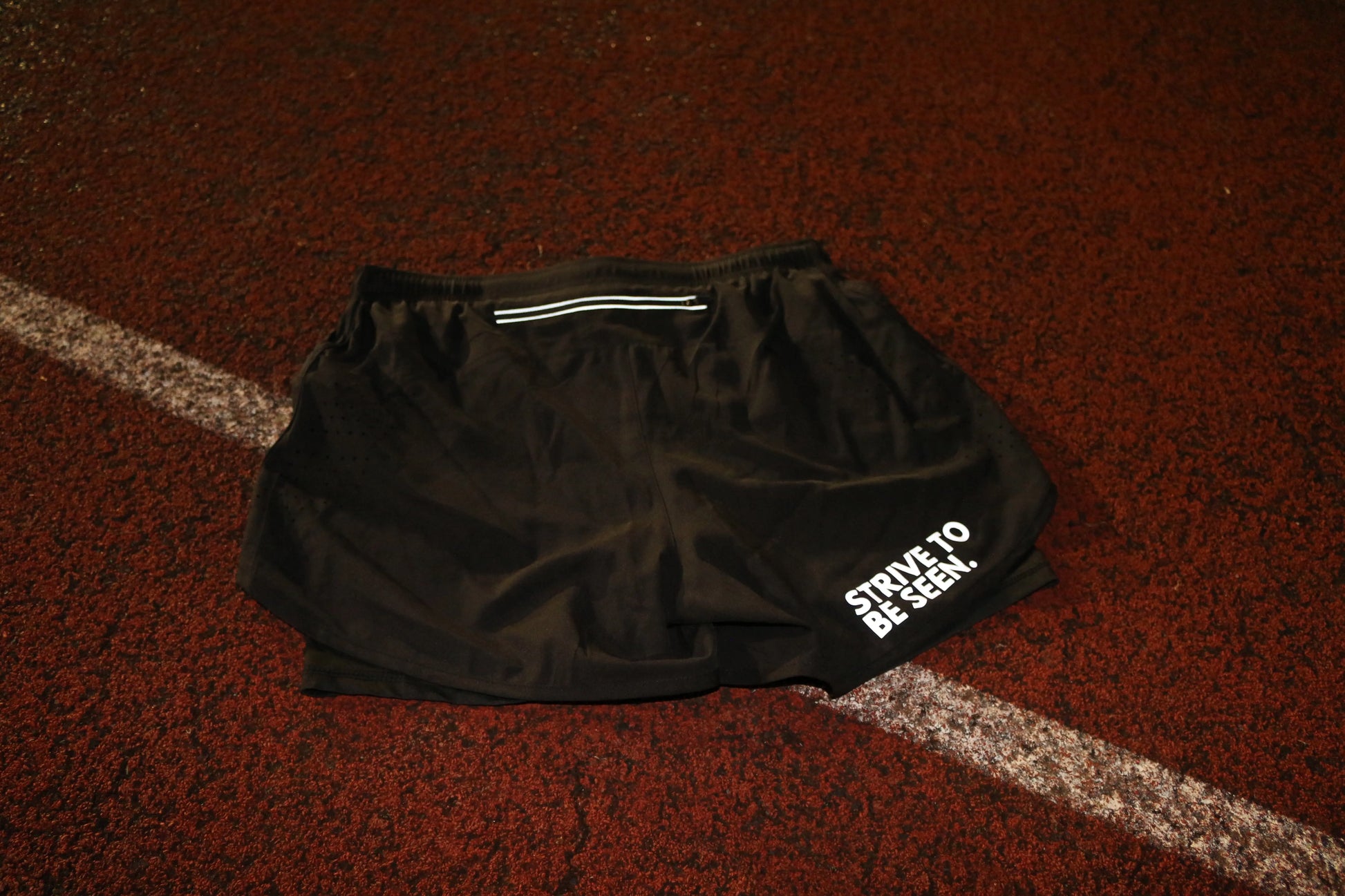 Men's Active Shorts - Black True Reflection Clo. - Best reflective running gear