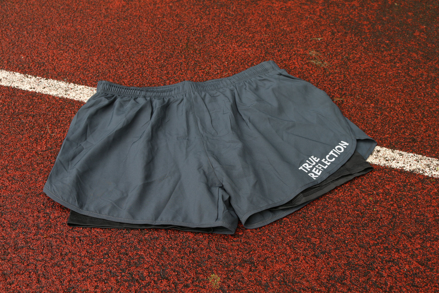 Men's Active Shorts - Grey True Reflection Clo. - Best reflective running gear